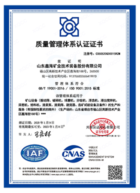 ISO9001:2015国际质量管理体系认证