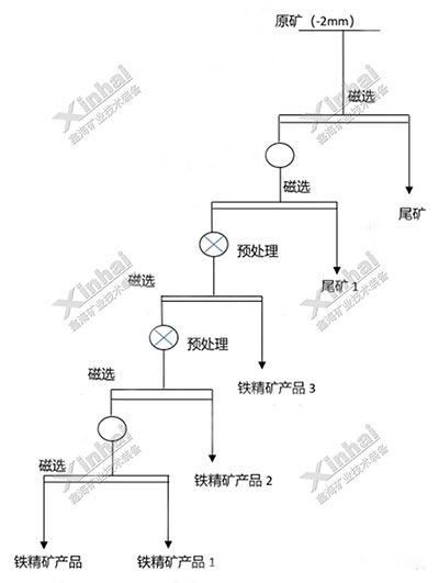 印度某铁矿选矿试验流程设计