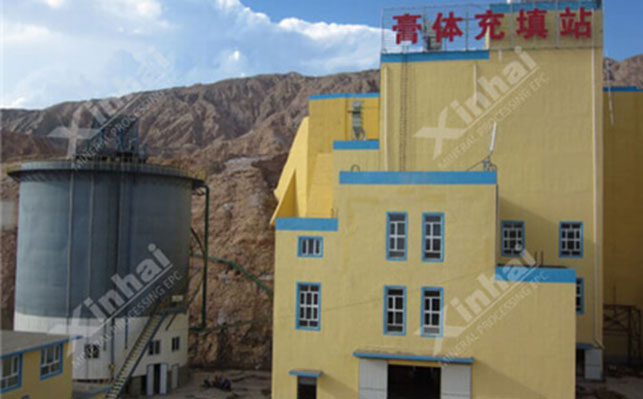 金尾矿胶结充填工艺方法